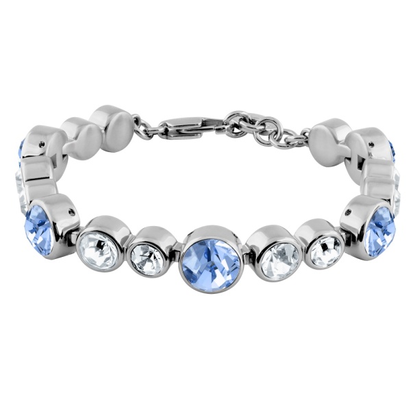 Dyrberg Kern Calice Silver Bracelet - Light Sapphire